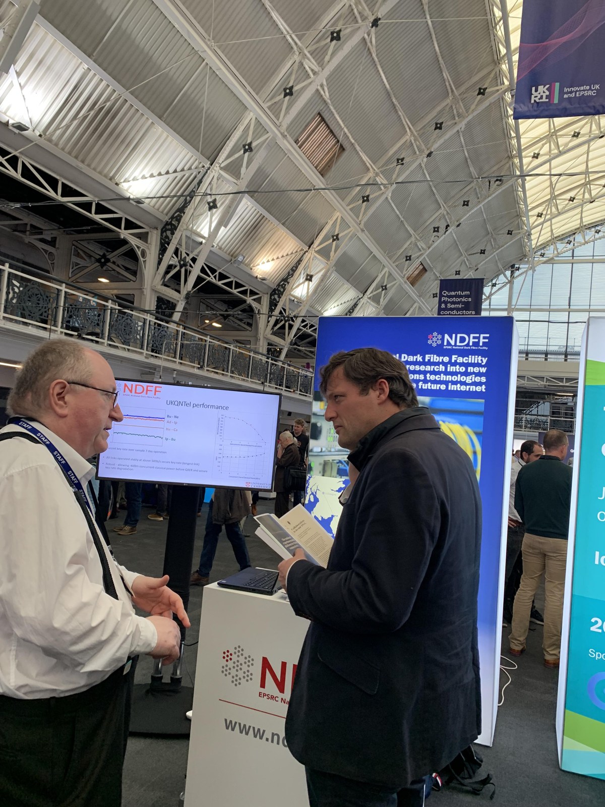 NDFF exhibits at the UK National Quantum Technologies Showcase 2024 — NDFF